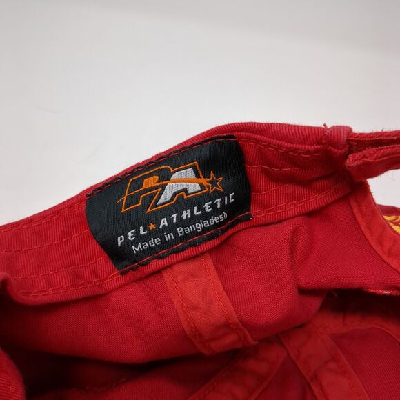 Bulldogs Hemet Strapback Hat Red One Size Adjustable Embroidered Pel Athletic - Picture 8 of 8